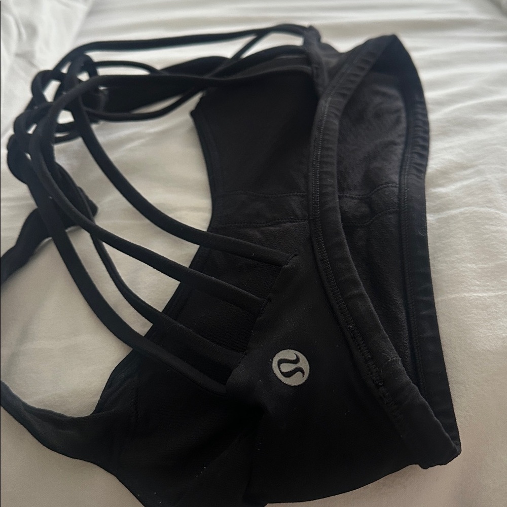 lululemon Black Crisscross Sports Bra - Picture 4 of 4